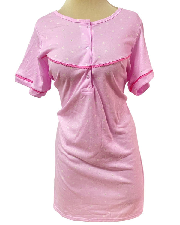 Pijama Vestido Talla Plus Ref 5224 Rosado