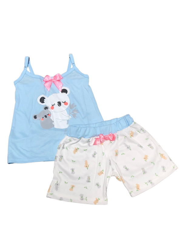 Pijama Niña Short Ref 967 Azulito